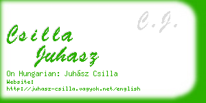 csilla juhasz business card